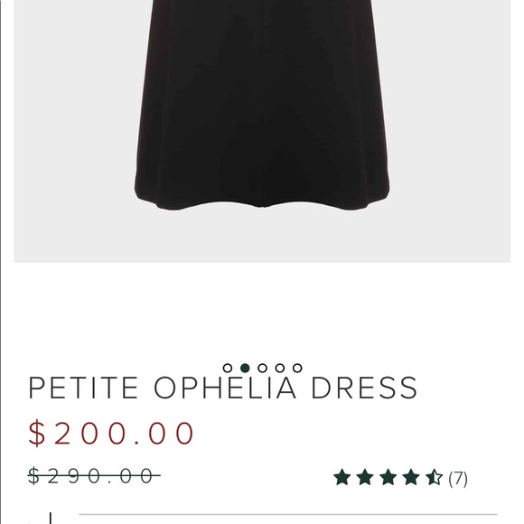 NWT HOBBS Black Mini Dress - Picture 6 of 7